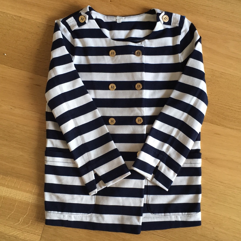 Used j.crew xxs stripped blazer